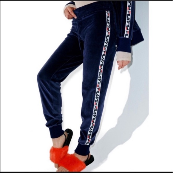 fila velvet pants